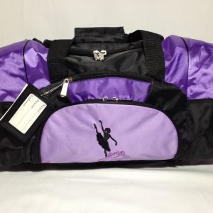 AMD Dance Bag – Purple and Black ~ Ballet Logo